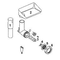Bosch Compact Meat Grinder Attachment Parts